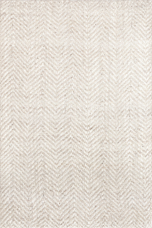 Jute Chevron Area -matto 120 cm x 180 cm luonnonvalkoinen