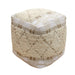 Jute Cotton Pouf For Living Room Indoor Outdoor Use