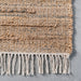Jute Crosshatch Area Rug 120x180cm Natural Fiber