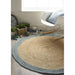 Jute Duck Egg Round Rug