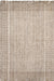Jute Glen Check Rug 150x240 cm With Tassels Natural