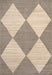 Jute Harlequin Trellis Area Rug 140x200 cm Grey