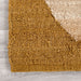 Jute Harlequin Trellis Area Rug 90 x 150 cm Gold