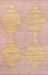 Jute Harlequin Trellis vloerkleed 90x150 cm roze