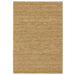 Jute Loop Plain Hand-Woven Jute Flatweave Natural Rug