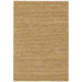 Jute Loop Plain Hand-Woven Jute Flatweave Natural Rug