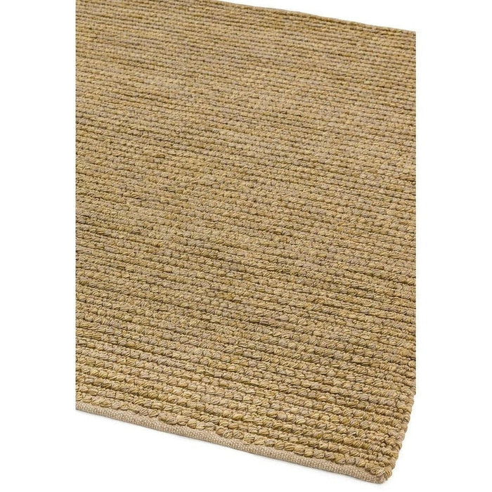 Jute Loop Plain Hand-Woven Jute Flatweave Natural Rug