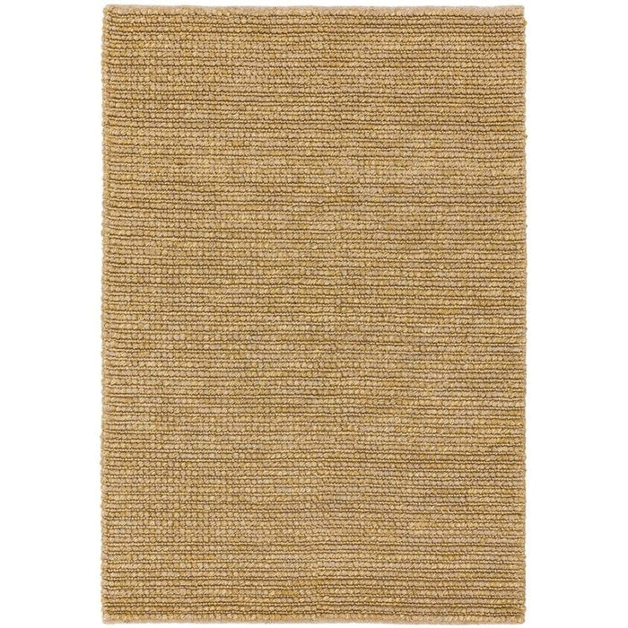 Jute Loop Plain Hand-Woven Jute Flatweave Natural Rug