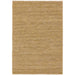 Jute Loop Plain Hand-Woven Jute Flatweave Natural Rug