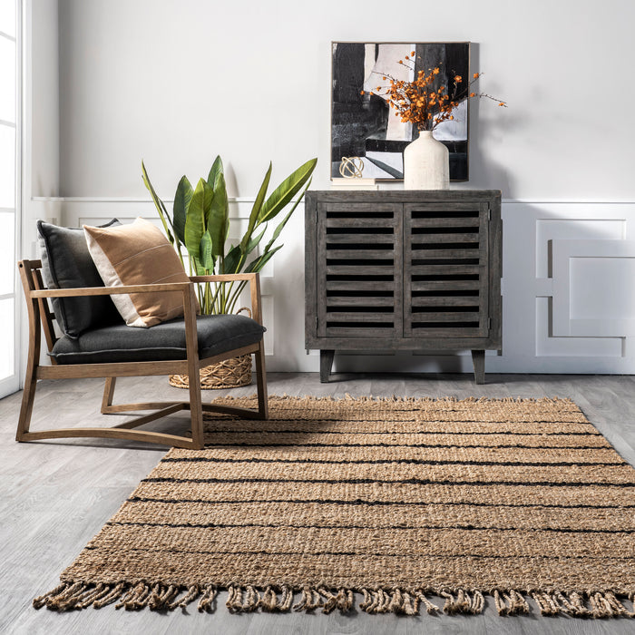 Jute Natural Handmade Rug 100% Jute Grounding Decor