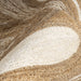 Jute Tasseled Area Rug 152cm Handwoven Natural Design