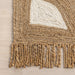 Jute Tasseled Area Rug 152cm Handwoven Natural Design