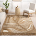 Jute Tasseled Area Rug 152cm Handwoven Natural Design