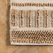 Jute Textured Area Rug 120x180 cm Natural Handmade Design