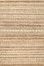Jute Textured Area Rug 120x180 cm Natural Handmade Design