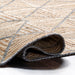 Jute Textured Geometric Rug 152 Cm Natural