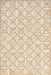 Jute Textured Geometric Rug 152 Cm Natural