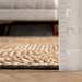 Jute Tiled Area Rug Natural Soft Texture 120x180 cm
