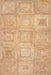 Jute Tiled Area Rug Natural Soft Texture 120x180 cm