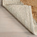 Jute Trellis Area Rug 150 cm Ivory