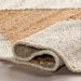 Jute Trellis Area Rug 150 cm Ivory