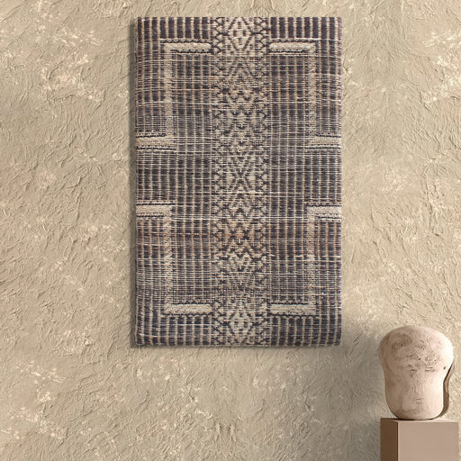 Jute Wall Art med MDF -ramme for innredning Home 