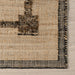 Jute Wool Area Rug 170x240 cm Natural Fiber Design