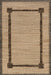 Jute Wool Area Rug 170x240 cm Natural Fiber Design