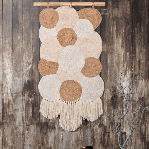 Jute Wool Cotton Wall Hanging Décor for Home