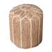 Jute Wool Round Pouf for Indoor Outdoor Use