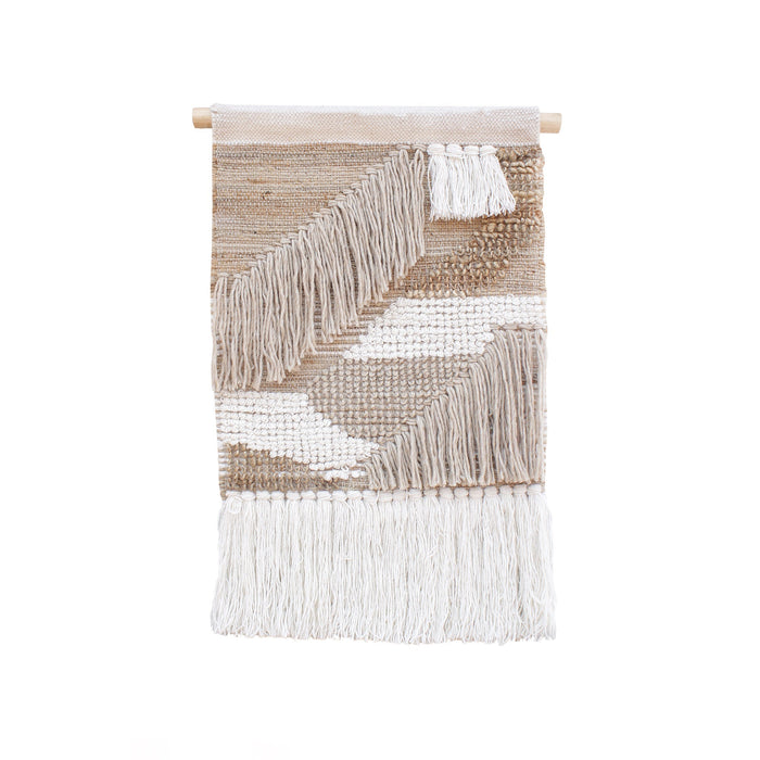 Jute Wool Wall Hanging Wardrobe Organizer 130cm