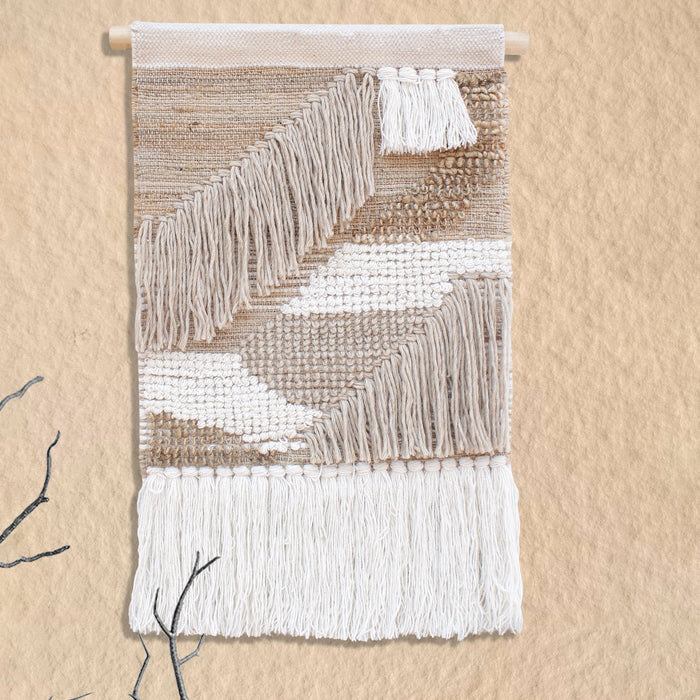 Jute Wool Wall Hanging Wardrobe Organizer 130cm