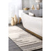 Kaden Diamond Shag Rug 120x180 cm Ivory