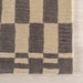 Kai Grey Wool Checkerboard Area Rug