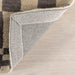 Kai Grey Wool Checkerboard Area Rug