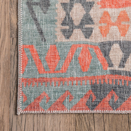 Kailyn Machine Washable Abstract Rug 140x200 cm Rust