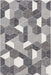 Kaleidoscope Area Rug for Indoor and Outdoor Use Grey 138x200 cm