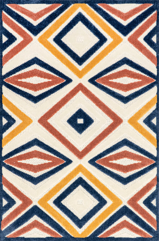 Kaleidoscope Diamonds Area Rug για εσωτερική εξωτερική χρήση