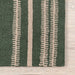 Kari Green Striped Wool Area Rug 160x230 cm