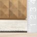 Karla Washable Beige Vintage Medallion Area Rug 160x230 cm