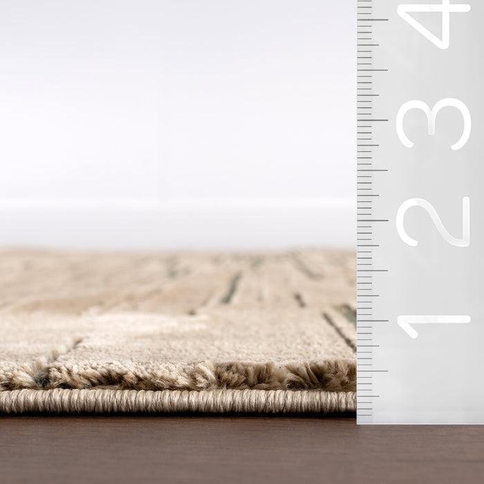 Karnali Nature-Inspired Washable Area Rug 160x230 cm Green