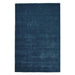 Kasbah KB2025 Modern Plain Geometric Hand-Carved Block Lines Wool Dark Teal Rug