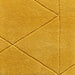 Kasbah KB2025 Modern Plain Geometric Hand-Carved Block Lines Wool Ochre Rug