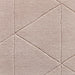 Kasbah KB2025 Modern Plain Geometric Hand-Carved Block Lines Wool Rose Rug