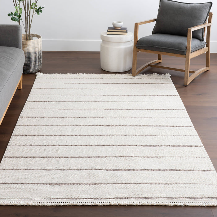 Katalina Beige Striped Area Rug 160x230 cm