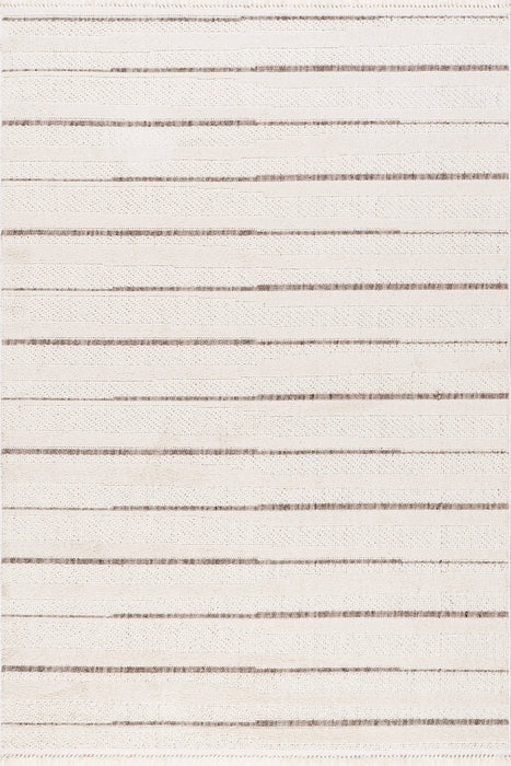 Katalina Beige Striped Area Rug 160x230 cm