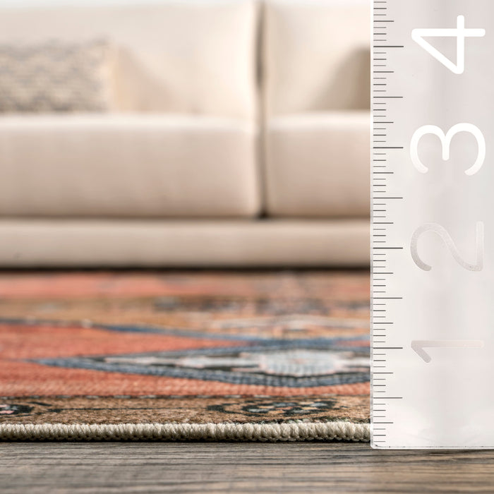 Katana Washable Area Rug 120x180 cm Rust