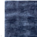 Katherine Carnaby Chrome Modern Designer Plain High-Density Heavyweight Hand-Woven Silky Smooth Shimmer Viscose Ink Blue Rug