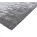 Katherine Carnaby Chrome Modern Designer Plain High-Density Heavyweight Hand-Woven Silky Smooth Shimmer Viscose Zinc Grey Rug