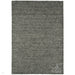 Katherine Carnaby Coast CD01 Modern Designer Plain Geometric Diamond Hand-Woven Textured Wool&Viscose Flatweave Charcoal Rug